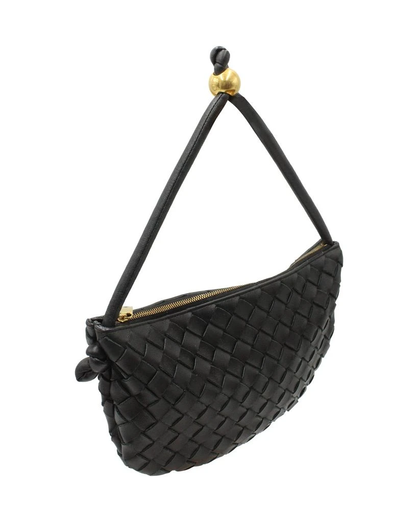 Bottega Veneta Bottega Veneta Small Intrecciato Turn Pouch in Black Leather 3