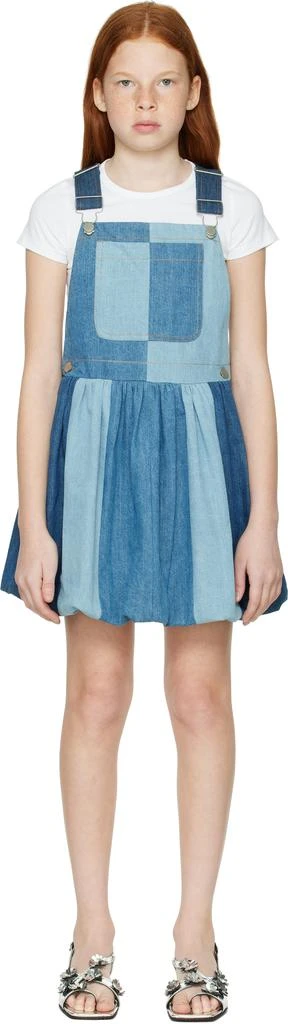 elle denim dress Elle Sleeveless Stretch Denim Square Neck Midi Dress www.shoppesonmainconover.com