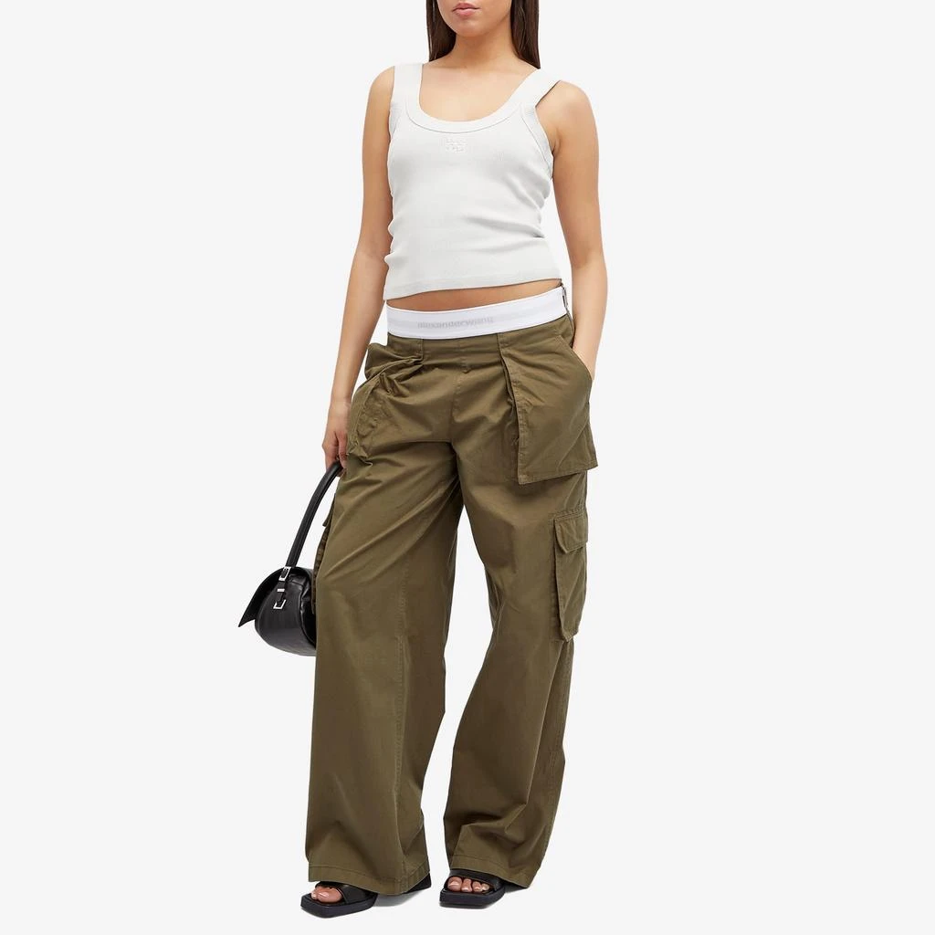 Alexander Wang Alexander Wang Mid Rise Cargo Rave Pants 4