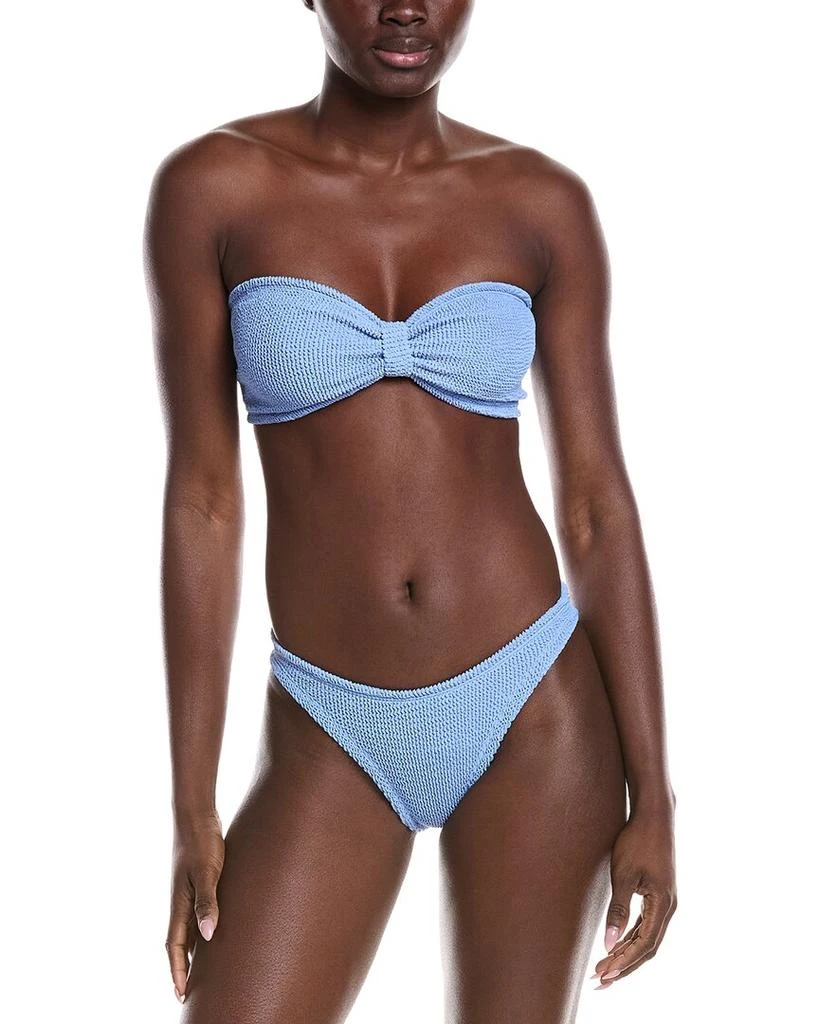 HUNZA G. Hunza G Jean 2pc Bikini Set