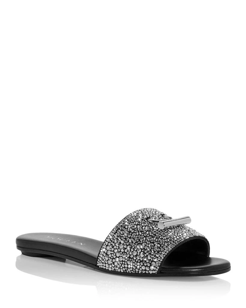 McQueen Women's Embellished Slide Sandals 1