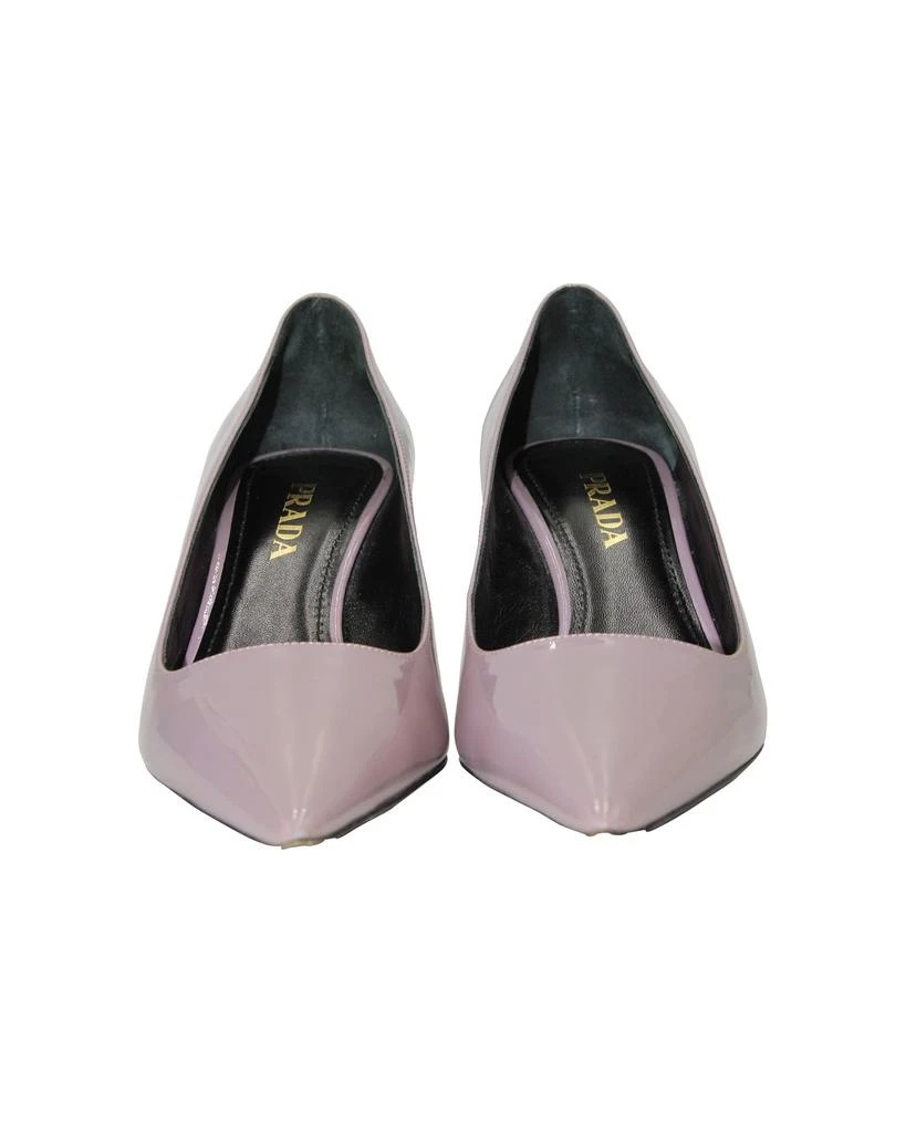 Prada Pointed Toe Pumps in Purple Patent Leather 5