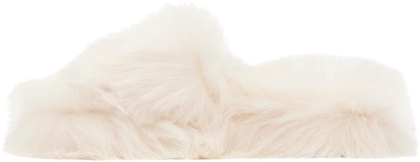 Bottega Veneta White Resort Slides 3