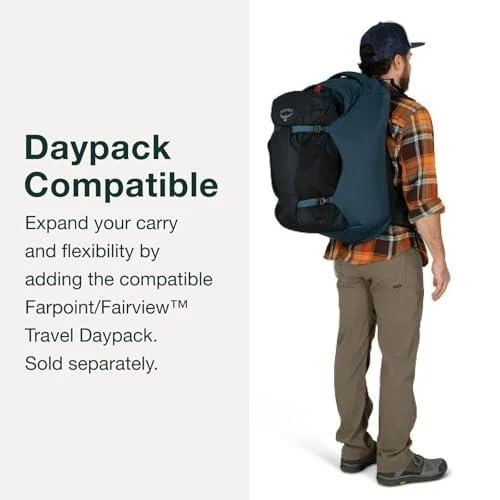 Osprey Osprey Farpoint 40L Men
s Travel Backpack, Black 6