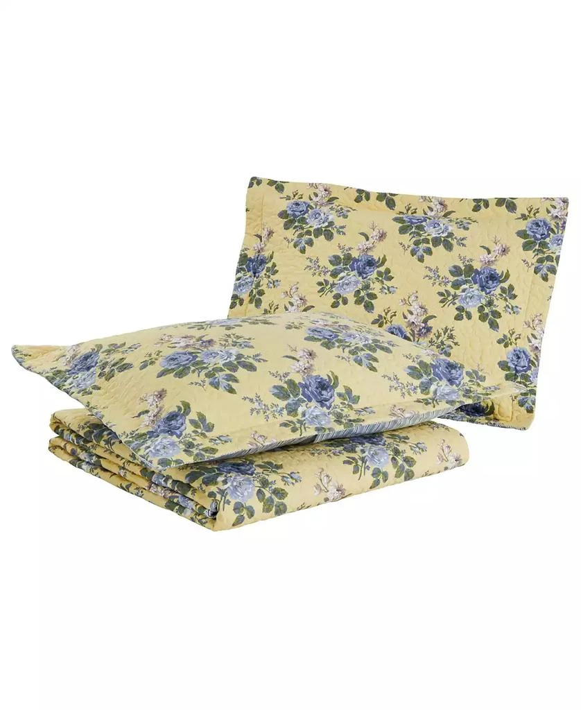 Laura Ashley Linley Cotton Reversible 3-Pc. Quilt Set, Full/Queen 6