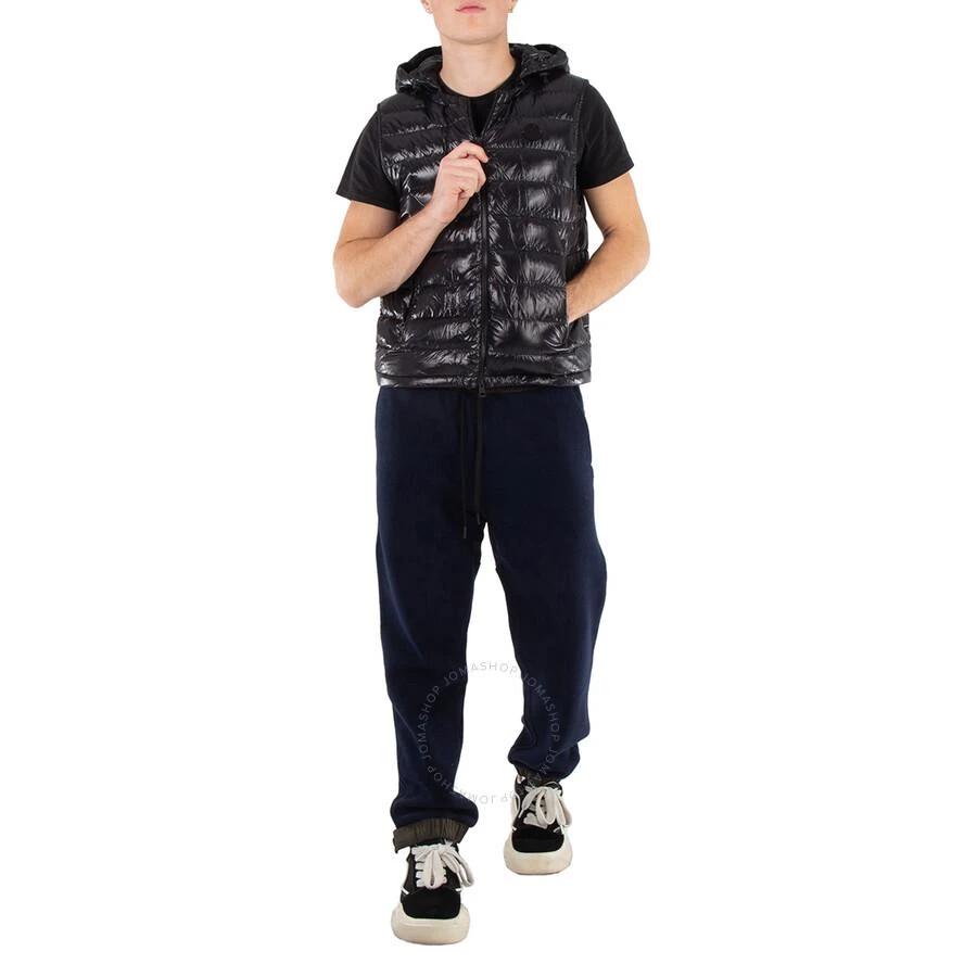 Moncler Grenoble Fleece Track Pants In Dark Navy 2