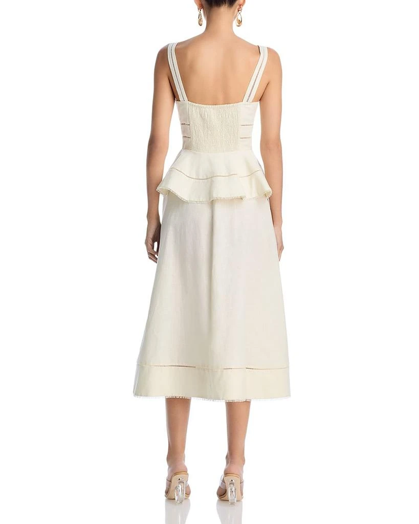 Self Portrait Peplum Midi Dress 4