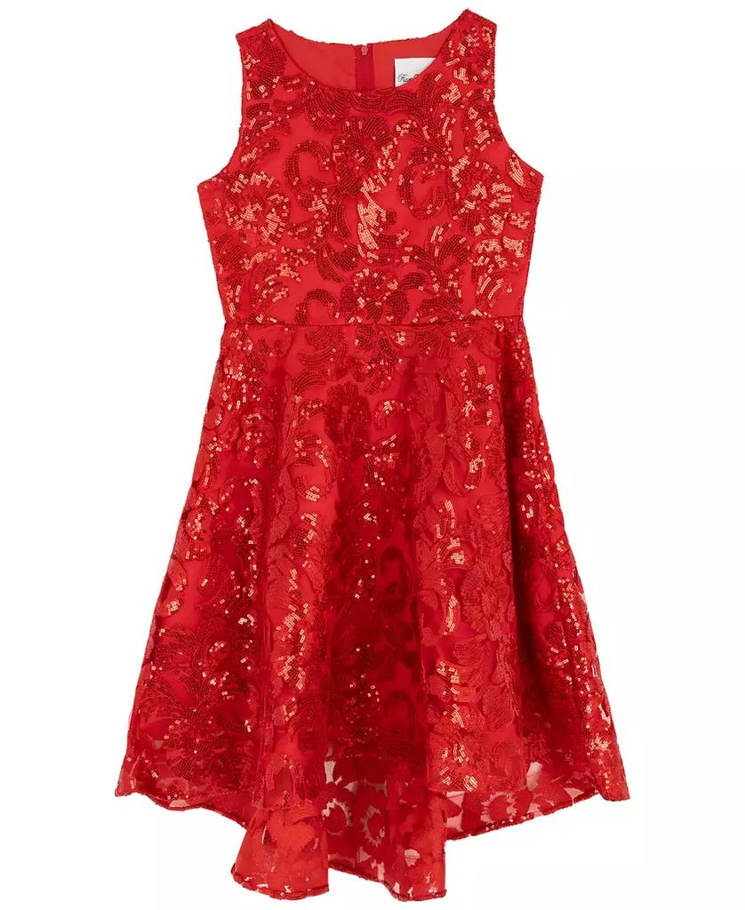 chinese dress ladies Girls Red Lace Dress