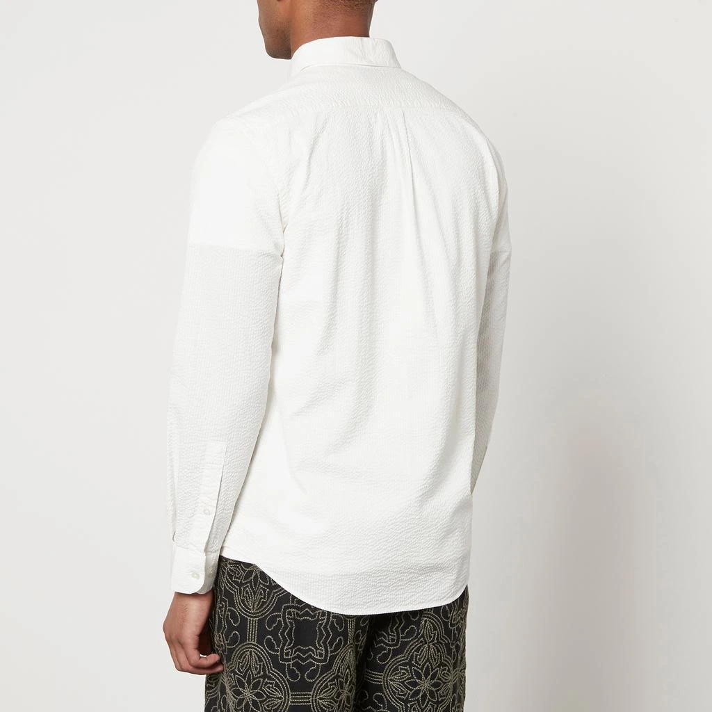 Portuguese Flannel Atlantico Stripe Cotton-Seersucker Shirt 2