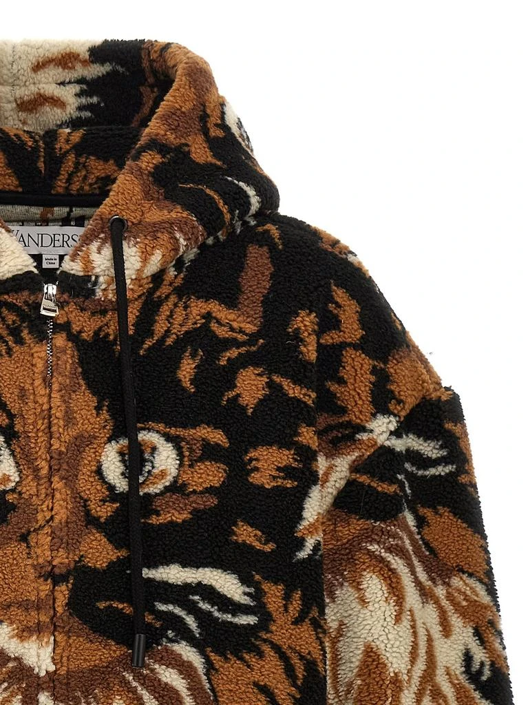 JW Anderson JW Anderson Fleece Hooded Jacket 3