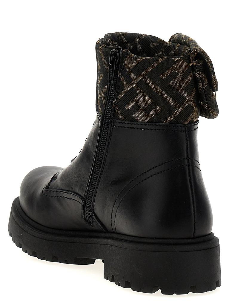 Fendi Kids Fendi Kids Junior Biker Ankle Boots