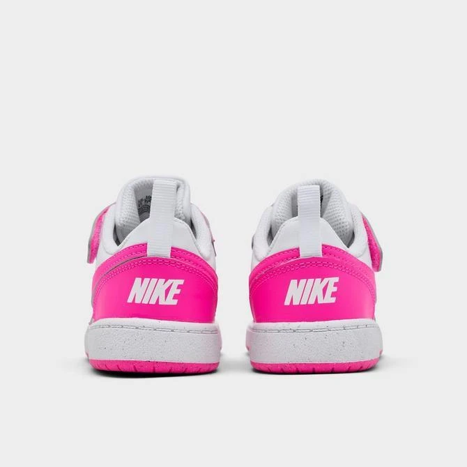 NIKE Kids' Toddler Nike Court Borough Low Recraft Stretch Lace Casual Shoes 7