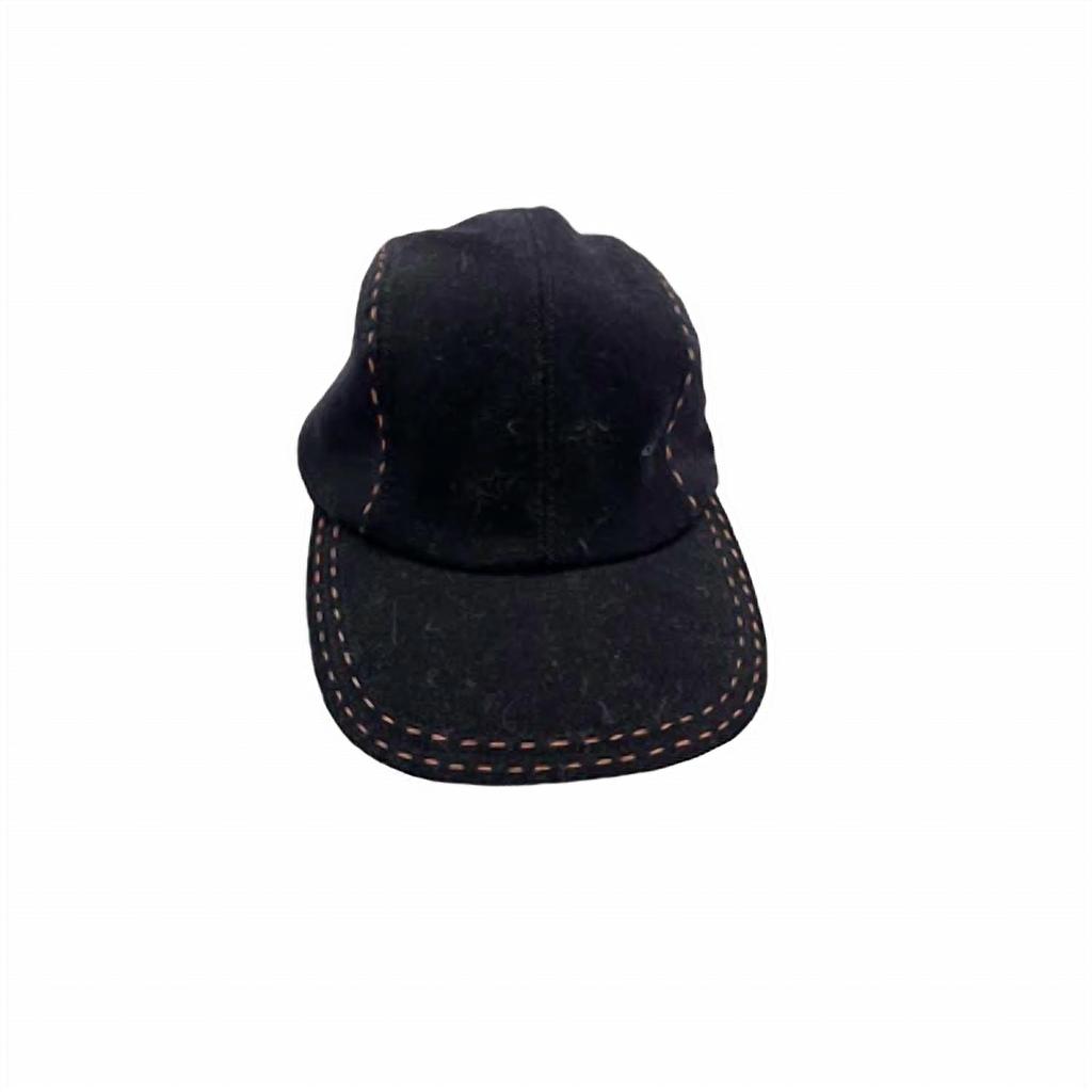 Lola Hats Women's Snap Cap In Black/grey