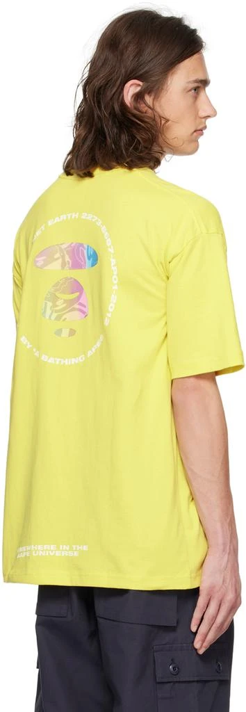 AAPE Yellow Bonded T-Shirt 3