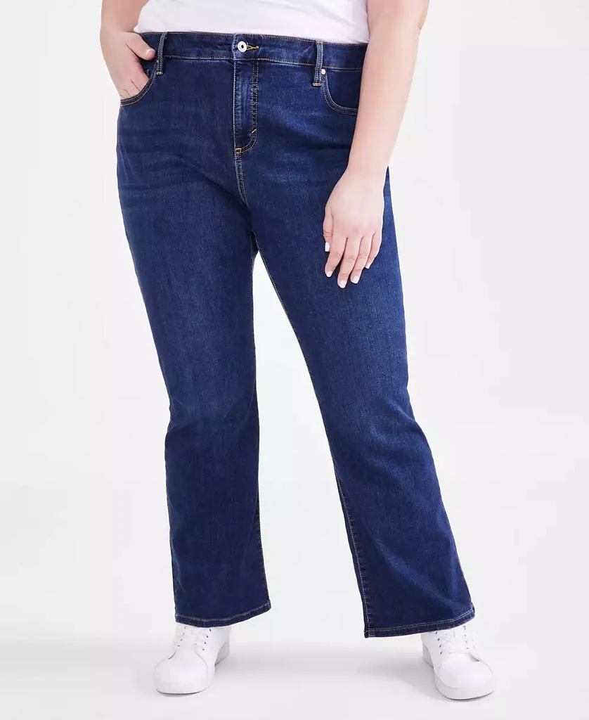 Style & Co Women's Mid-Rise Curvy Bootcut Jeans, Regular, Short and Long Lengths, 2P-28W, Created for Macy's 4
