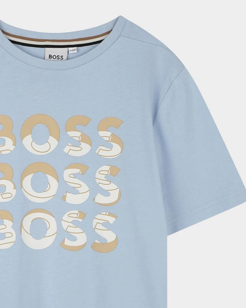 Hugo Boss Boy's Multi Logo Short-Sleeve T-Shirt, Size 14-16 3