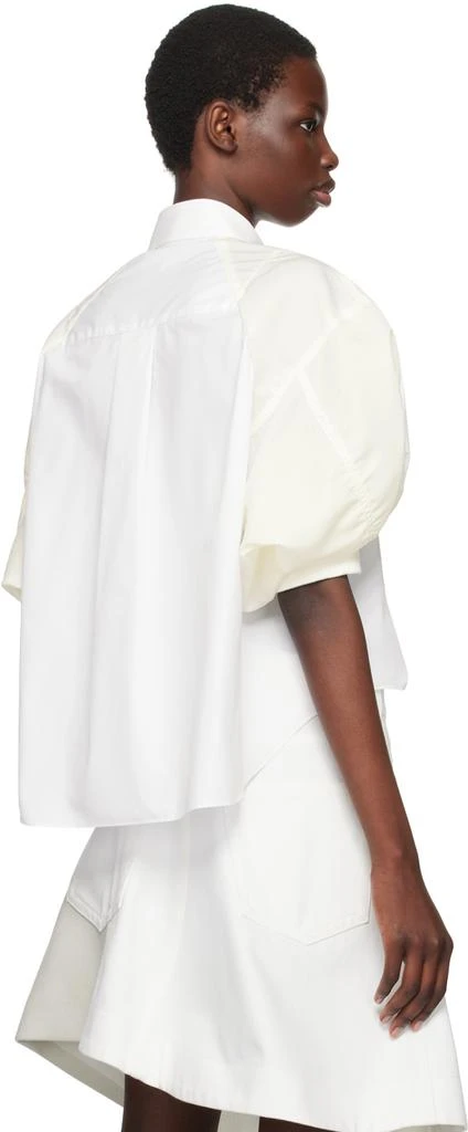 Sacai White Puff Sleeve Shirt 3