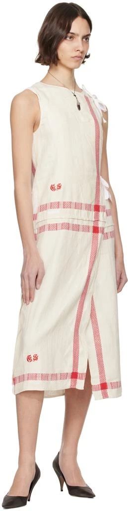 HODAKOVA Kitchen Towel Wrap Midi Dress 4