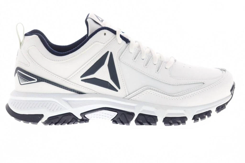 Reebok Men's Ridgerider Leather Sneaker In White Conavy 2