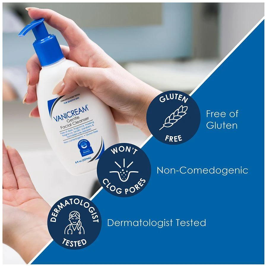 Vanicream Gentle Facial Cleanser Fragrance-Free 3