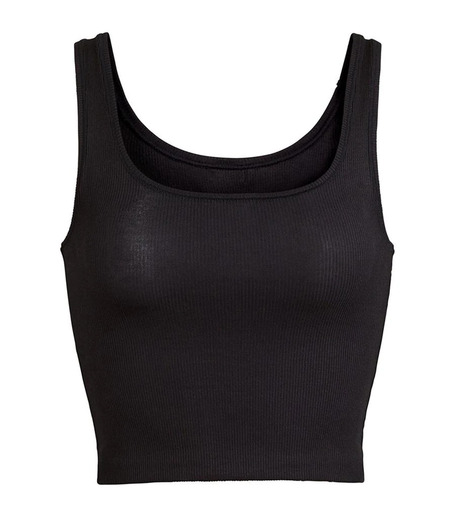 SKIMS Cotton Ribbed Cropped Tank Top 1