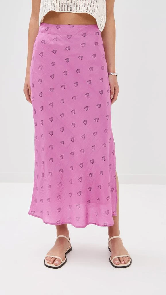 Alix of Bohemia Lyra Fuchsia Heart Skirt 1