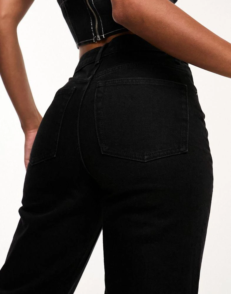 ASOS ASOS DESIGN comfort stretch straight leg jean in black 3