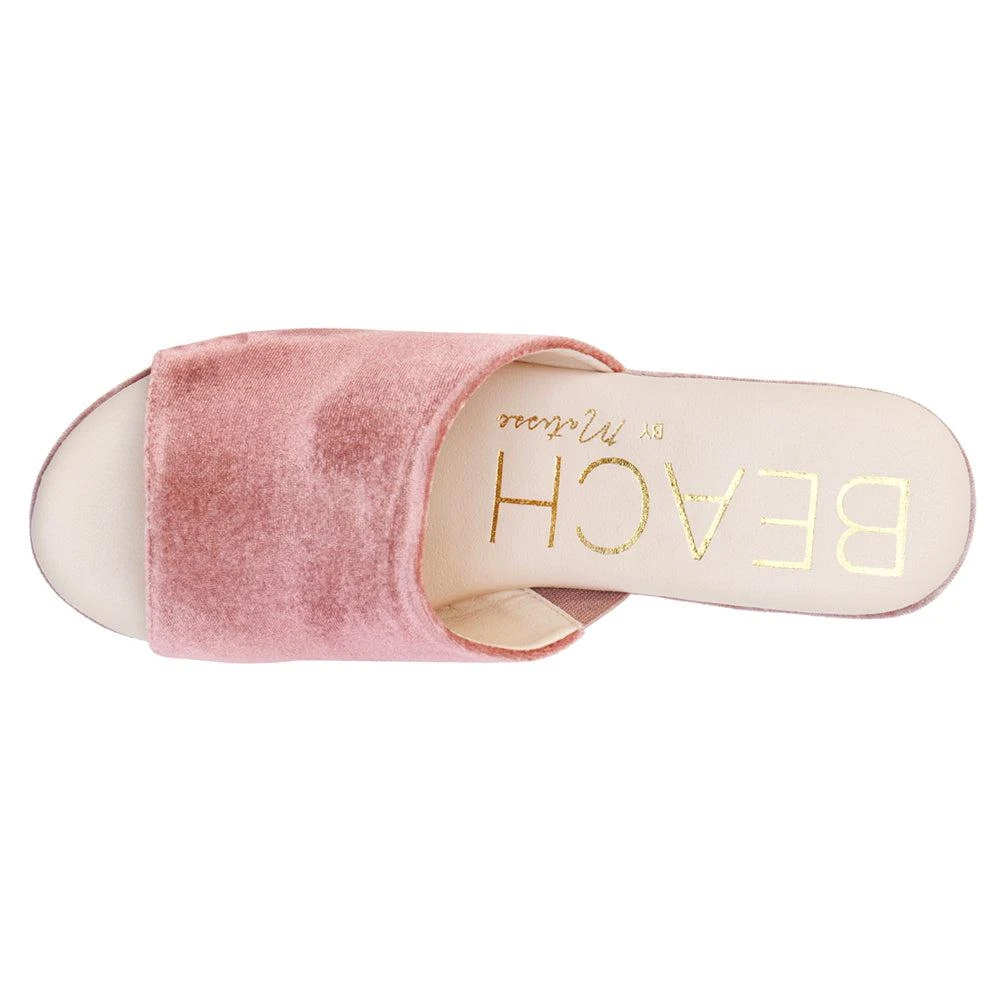BEACH by Matisse Terry Velvet Platform Clog Sandals 4