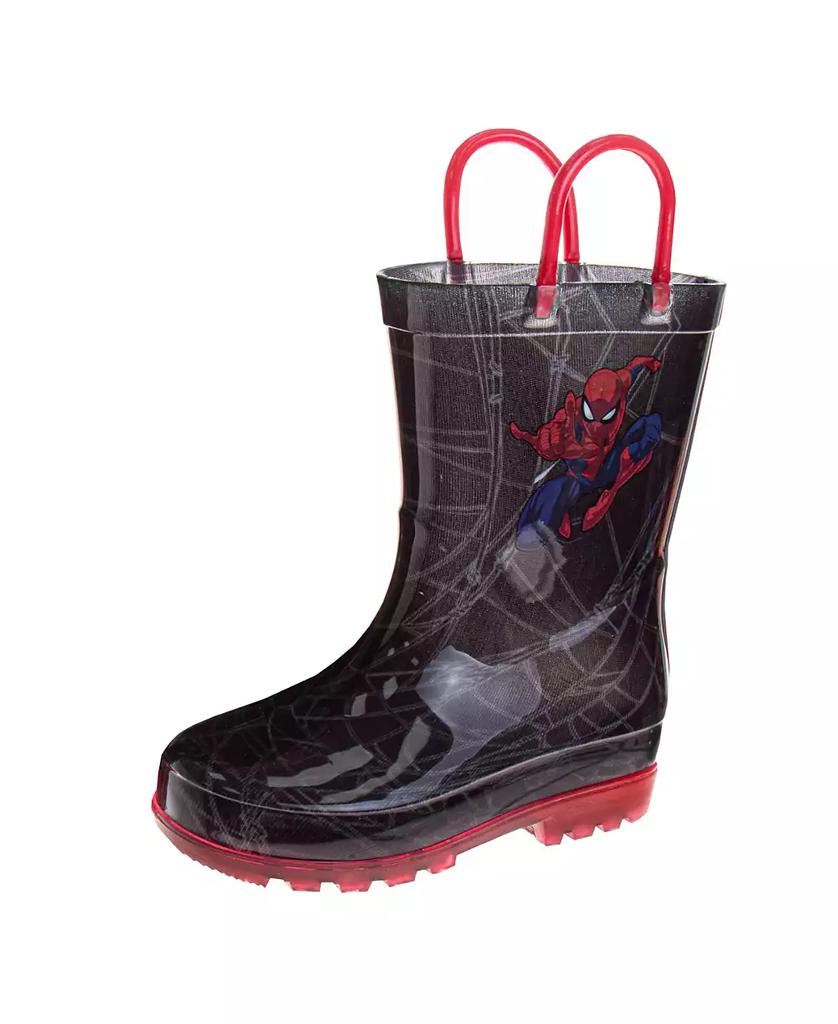 Spider-Man Toddler Boys Pull Up Waterproof Rain Boots