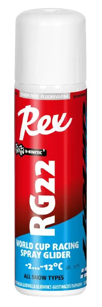 Rex Rex Rg22 Blue Spray Ski Glide Wax -150Ml -Past Season