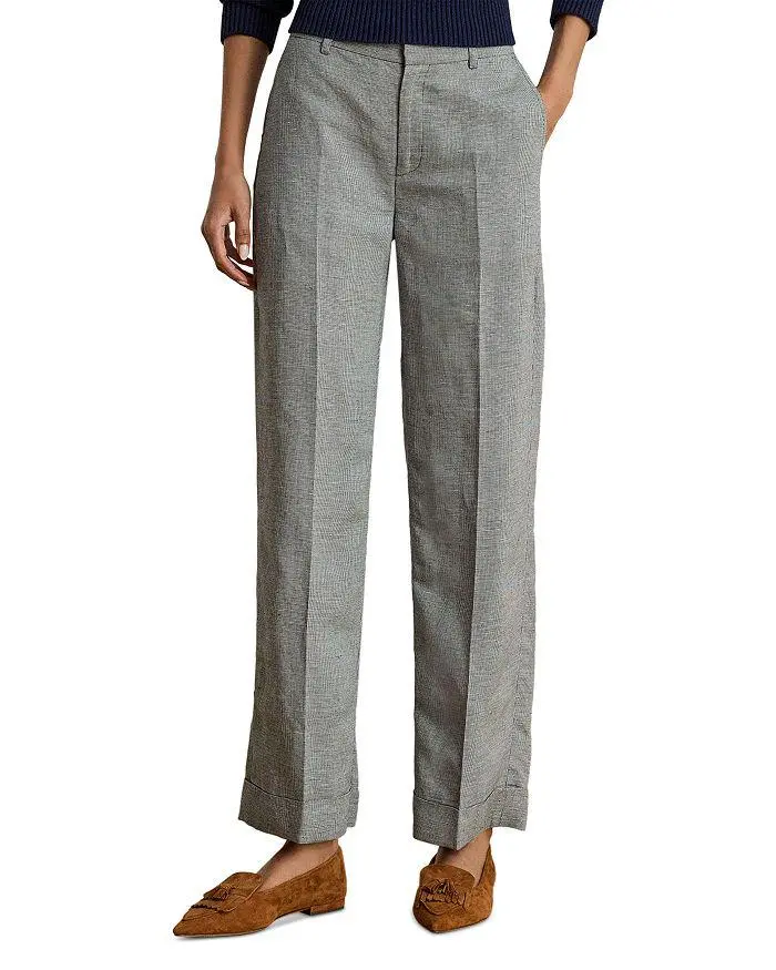 Ralph Lauren Basket Weave Cropped Pants