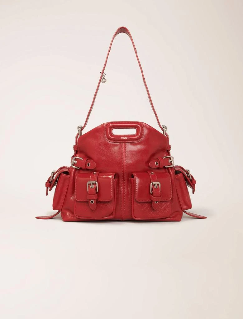 Maje Maje Woman's leather Miss M Mini cargo leather bag for Spring/Summer 1