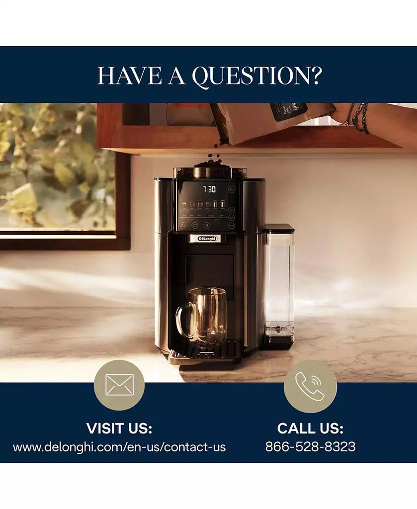 De'Longhi TrueBrew Automatic Coffee Maker with Bean Extract Technology 9