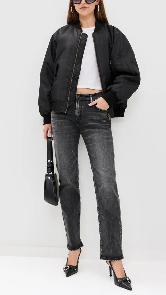 MOUSSY VINTAGE MV Fairfield Slim Straight Jeans 4