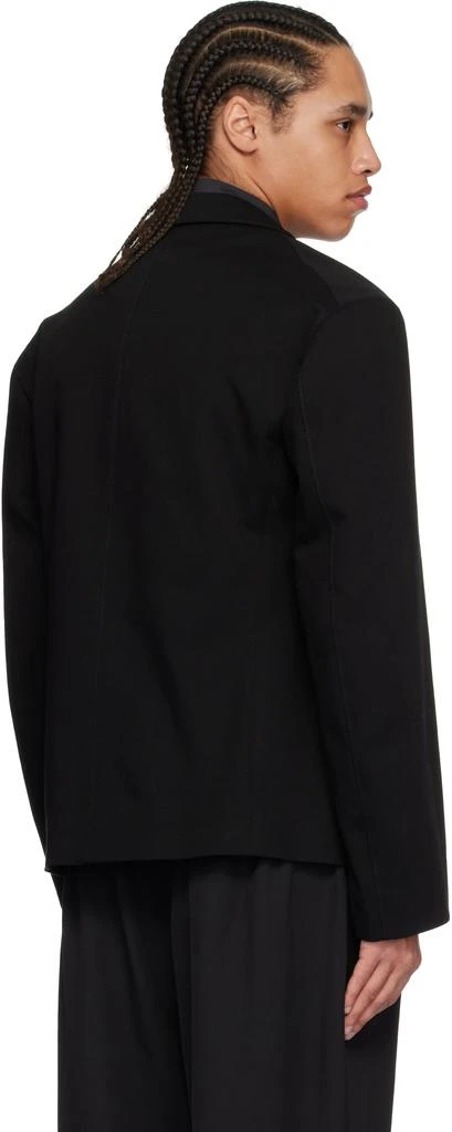 Lemaire Black Single-Breasted Tailored Workwear Blazer 3