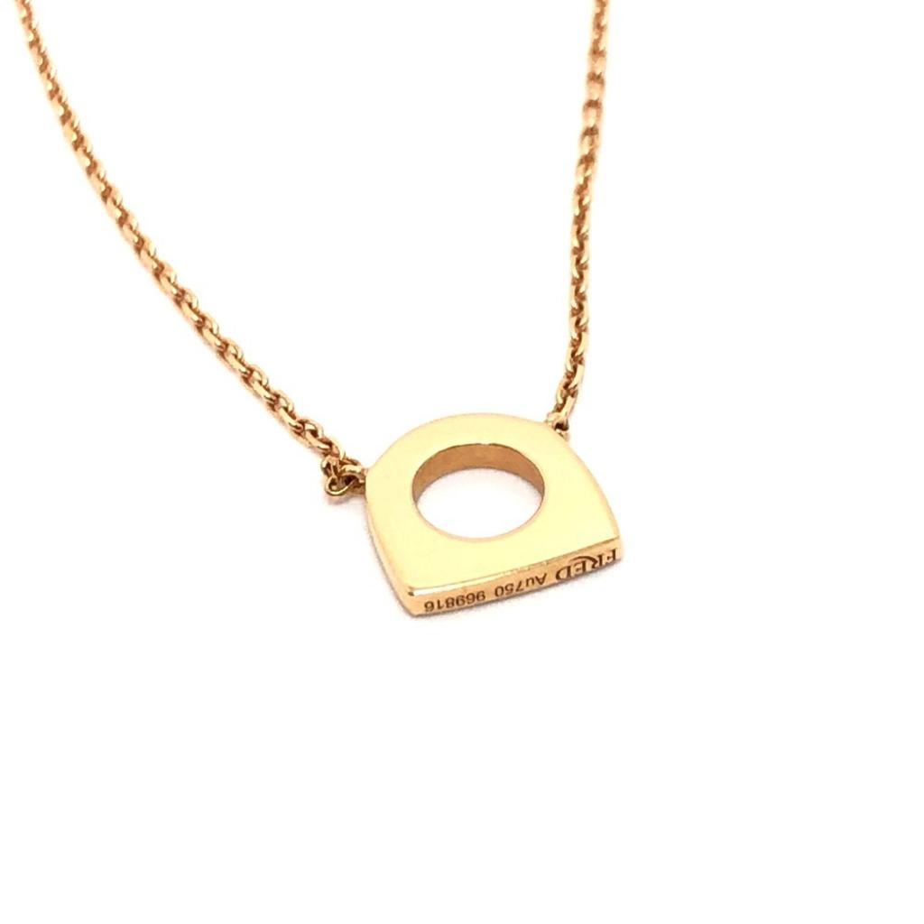 Fred F pink (18K) Necklace (Pre-Owned)