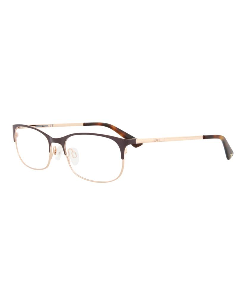 Alexander McQueen Round-Frame Metal Optical Frames