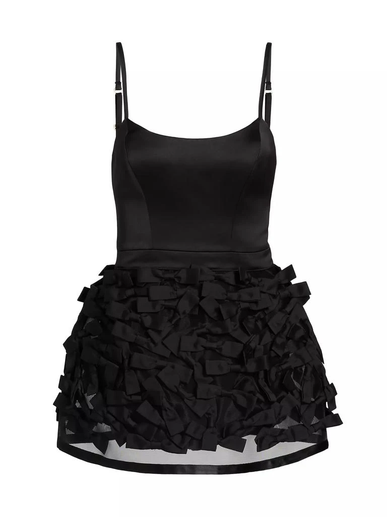 ELISABETTA FRANCHI Duchesse Satin Minidress 1