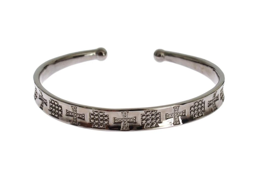 Nialaya Rhodium 925  Bangle Women's Bracelet 1