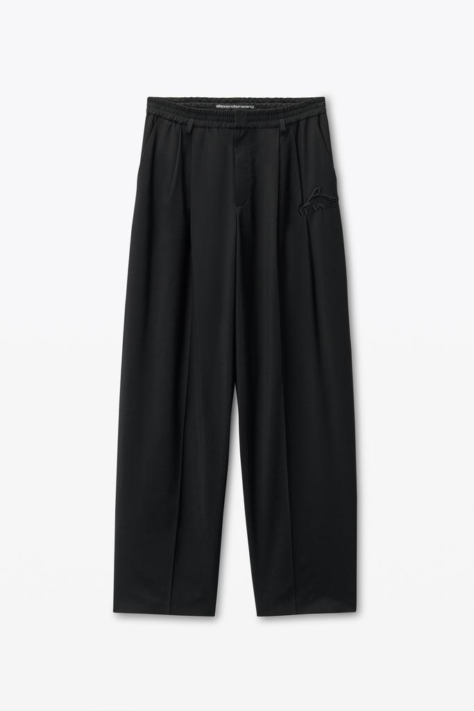 Alexander Wang Tropical Wool Mid-Rise Balloon Pants