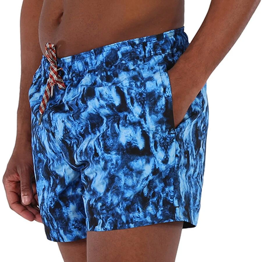 Burberry Men's Midnight Navy Greenford Ripple Print Swim Shorts 3