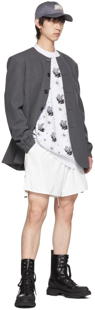 We11done Black & White Monster Reversible Sweater 4