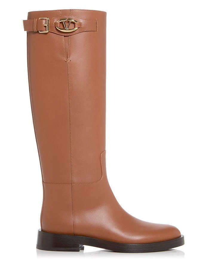 Valentino Women's Buckled Riding Boots 3