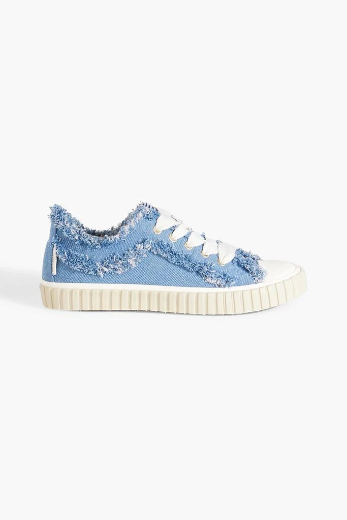Zimmermann Frayed denim sneakers 1