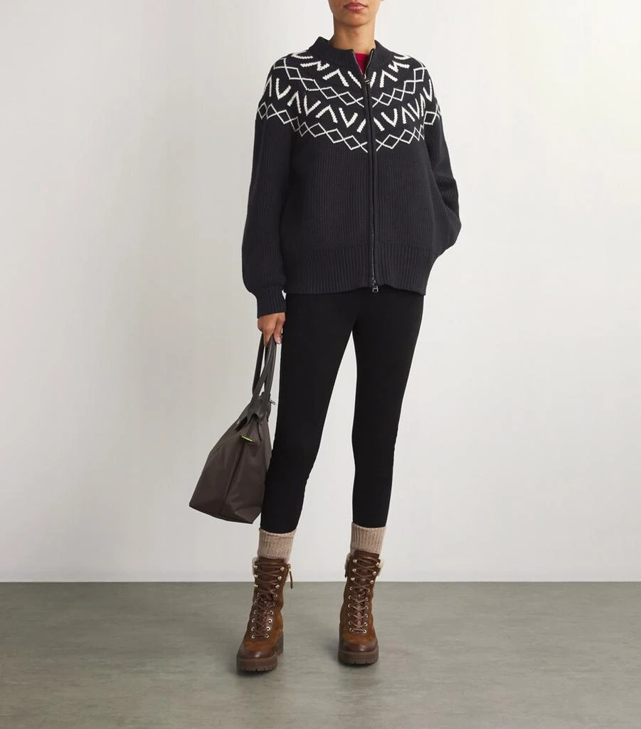 Varley Fair Isle Alys Zip-Up Cardigan 2