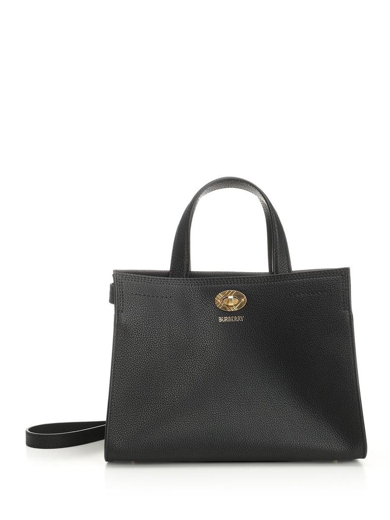 【BURBERRY】 FRANCES MICRO GRAINY LEATHER TOTE BAG Burberry Micro Grainy Leather Frances Tote in Pink | Lyst