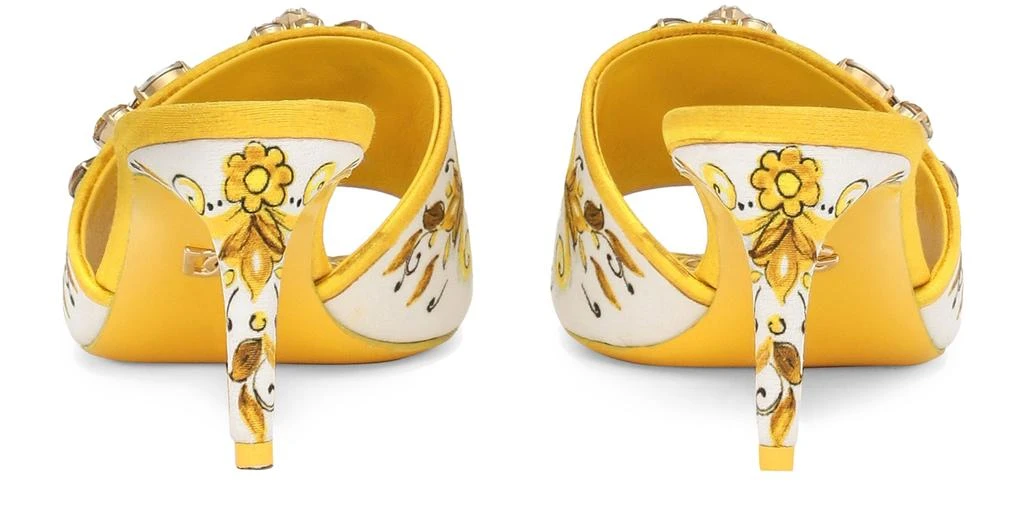 Dolce & Gabbana Majolica brocade mules 4