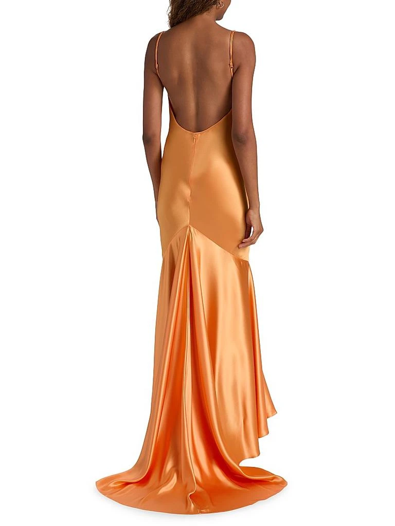 acler satin dress Acler Callaly Satin Maxi Dress, Swan Song, Women's, 2, Casual & Work Dresses Maxi Dresses