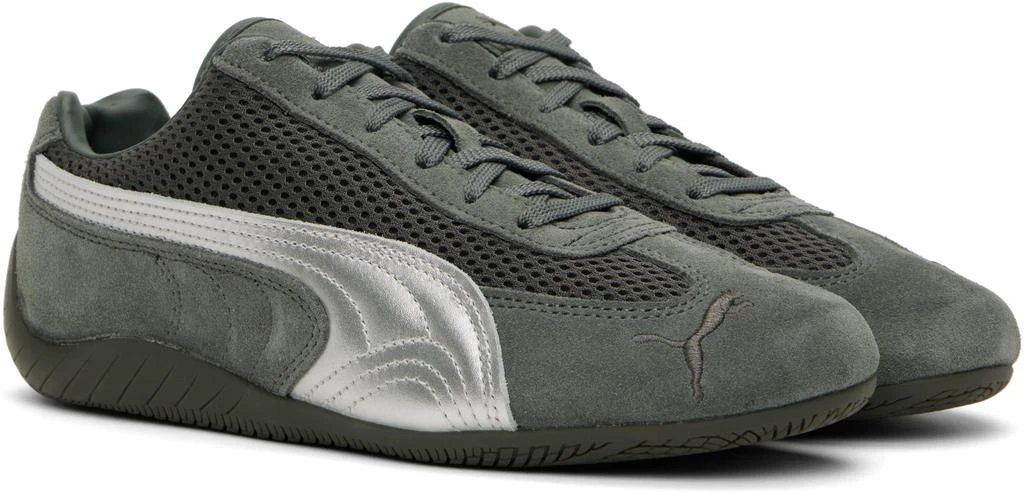 Puma Gray & Silver Speedcat Premium Sneakers 4