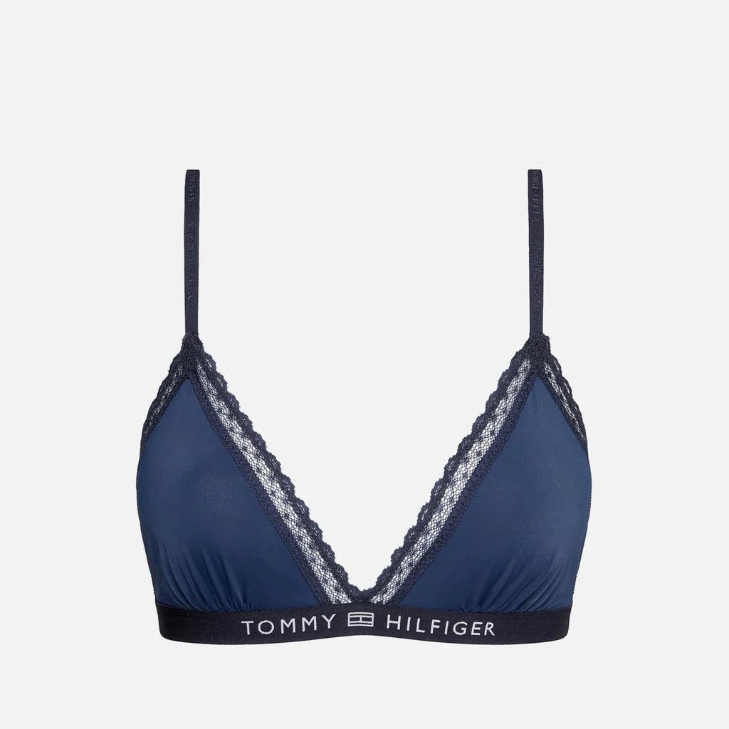 Tommy Hilfiger Tommy Hilfiger Lace-Trimmed Triangle Bra 1